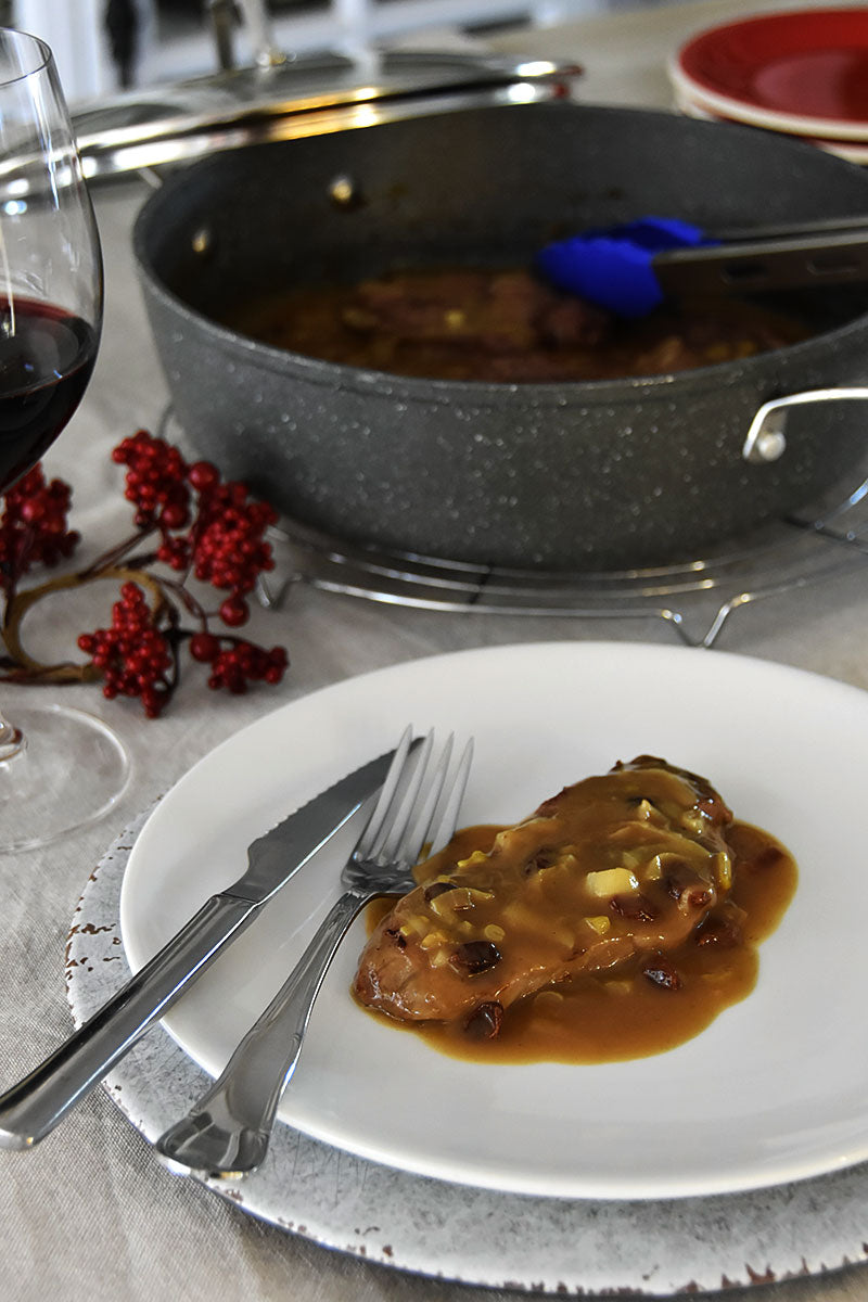 Solomillo de ternera con salsa al Pedro Ximenez