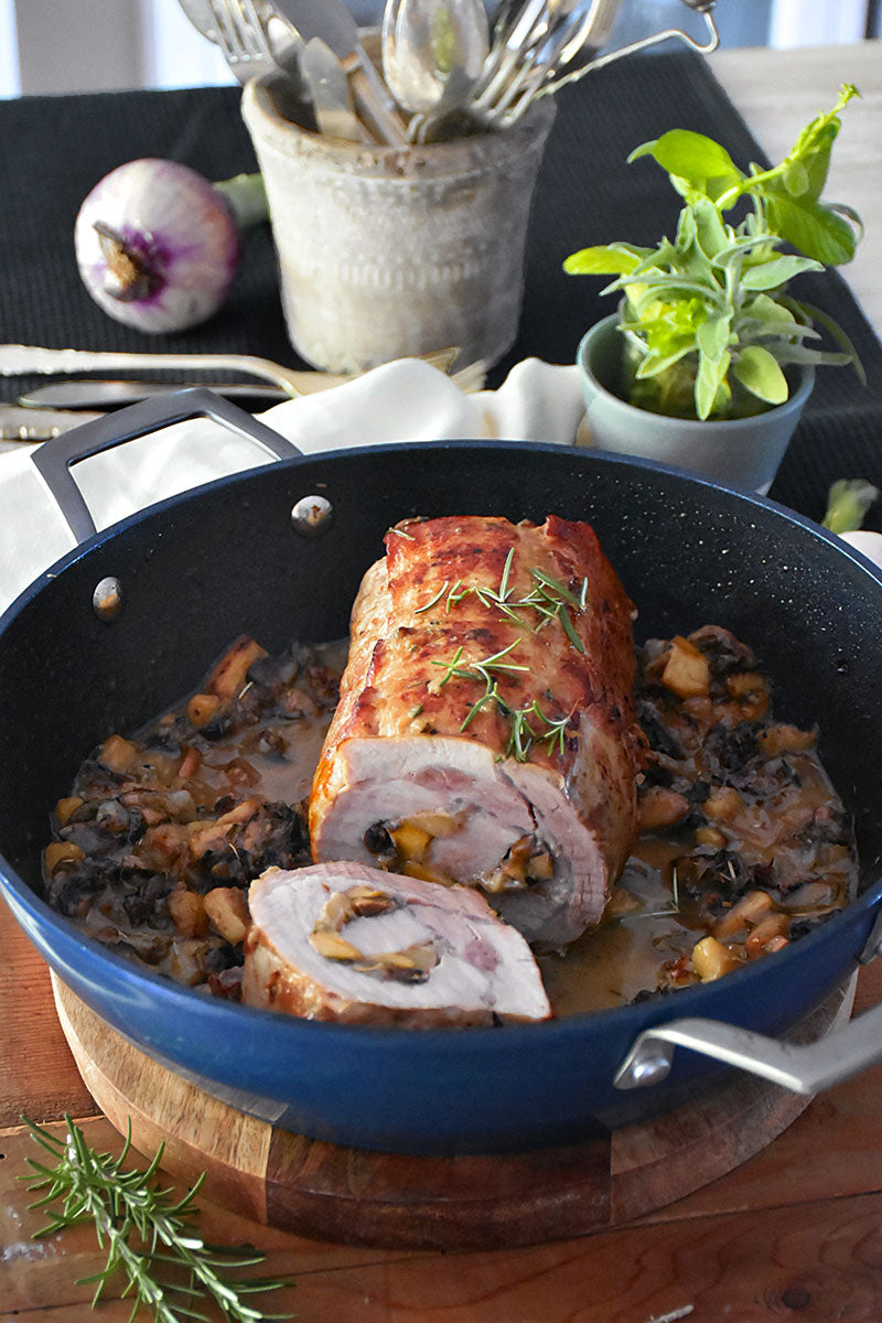 Stuffed pork loin