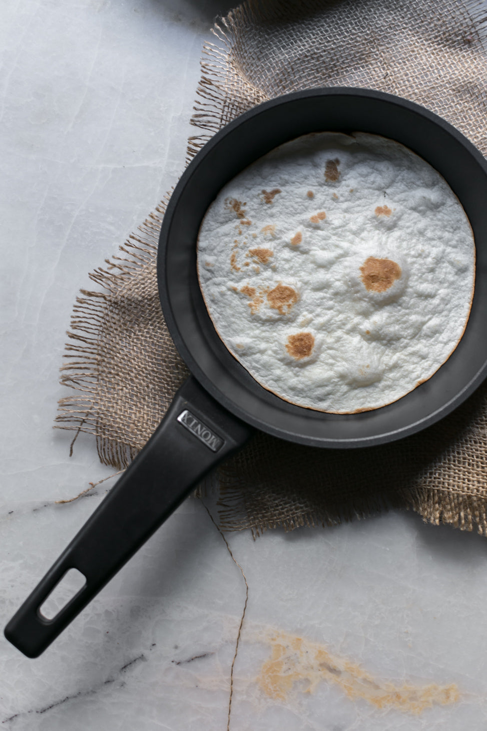 Rezept für mexikanische Pfannkuchen gefüllt mit Weihnachtsresten
