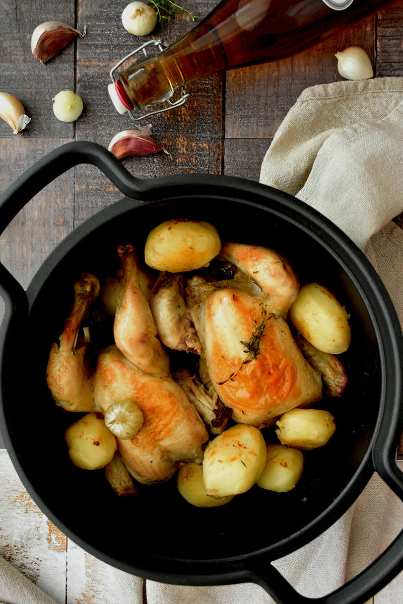 Picantones al horno