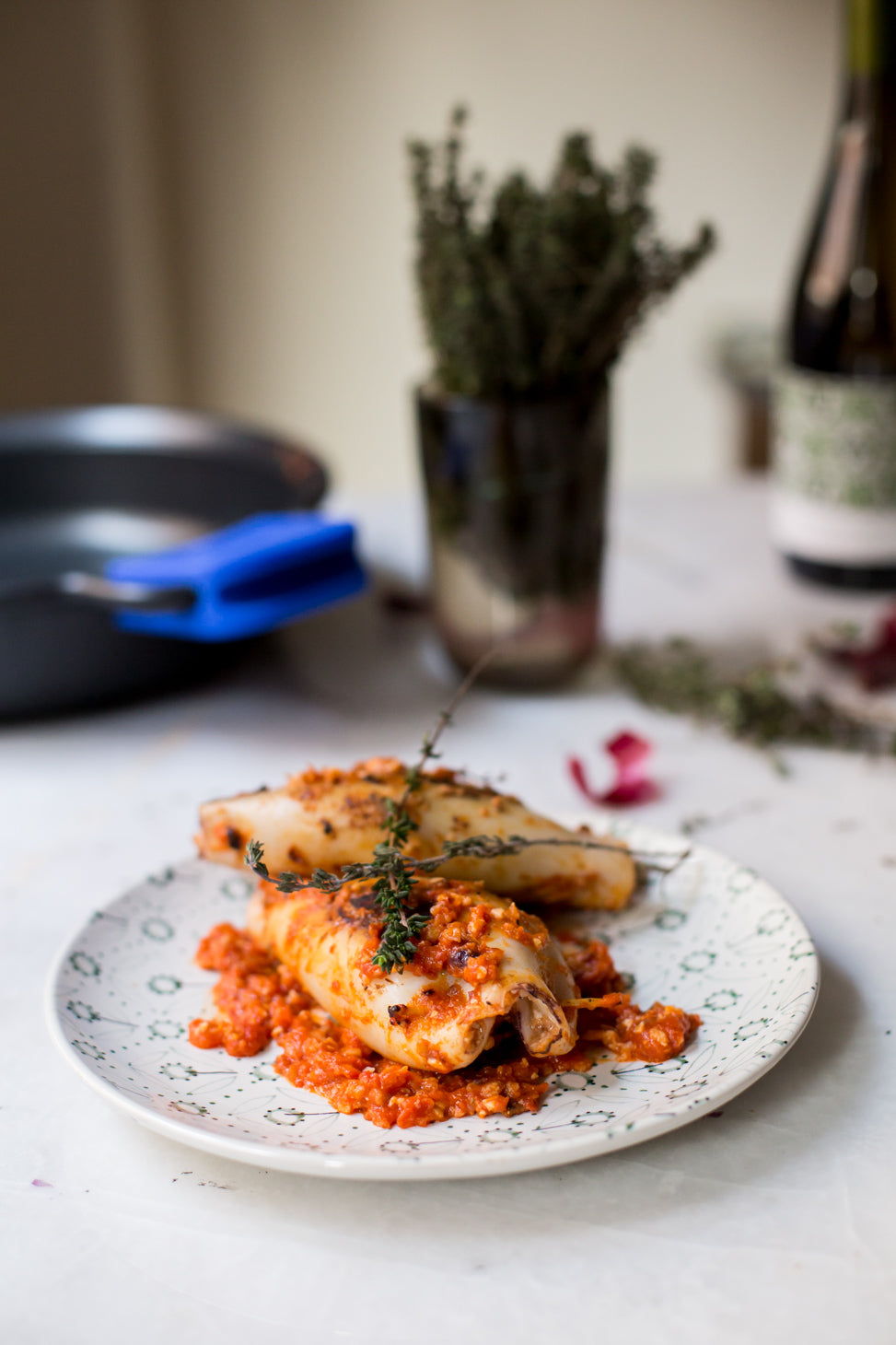 Calamari ripieni (ricetta adatta per dieta)