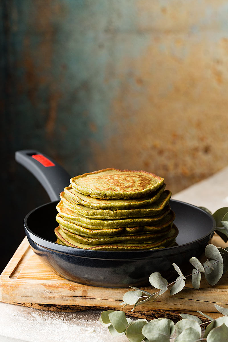 matcha tea pancakes