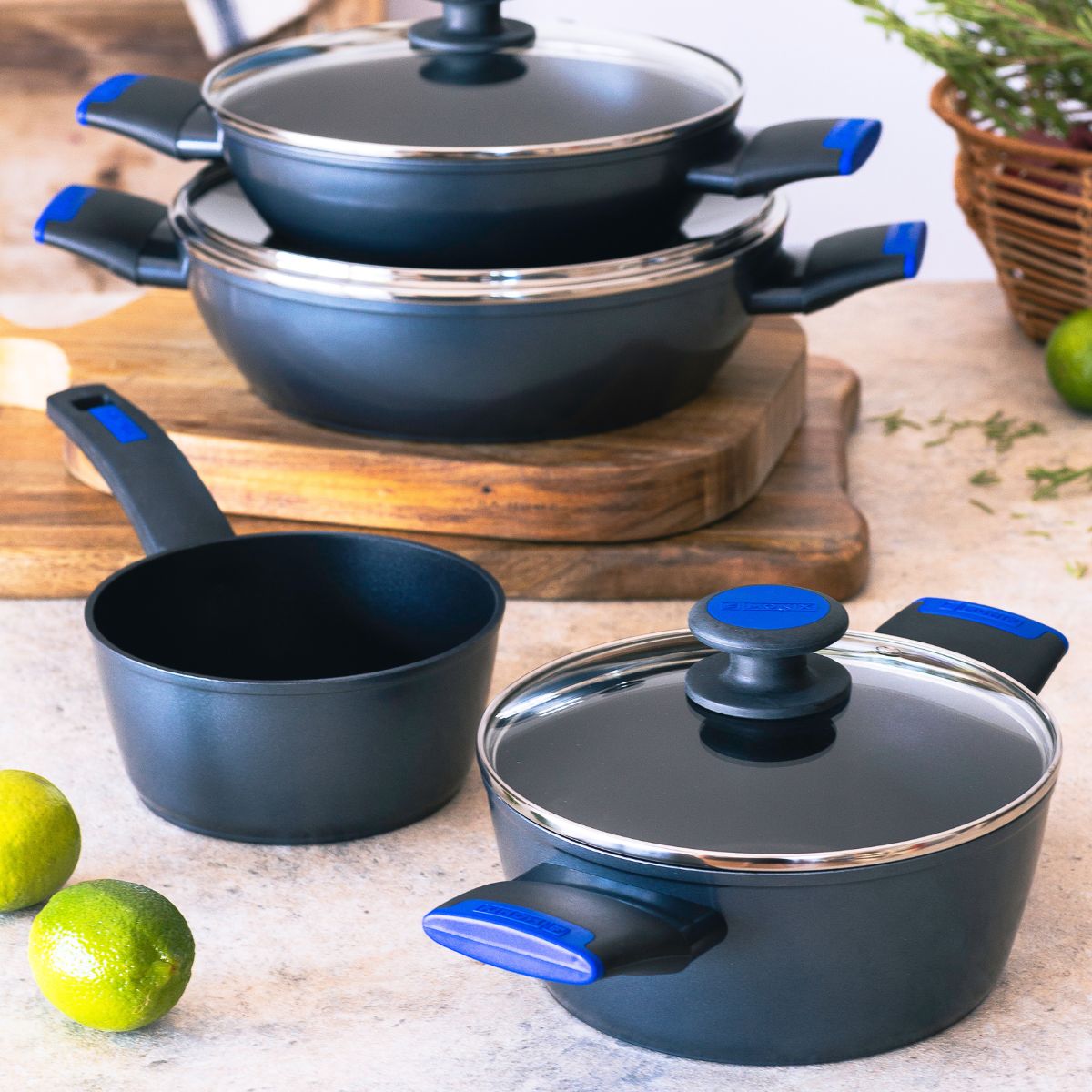 Batería de cocina 7 piezas Martín Berasategui