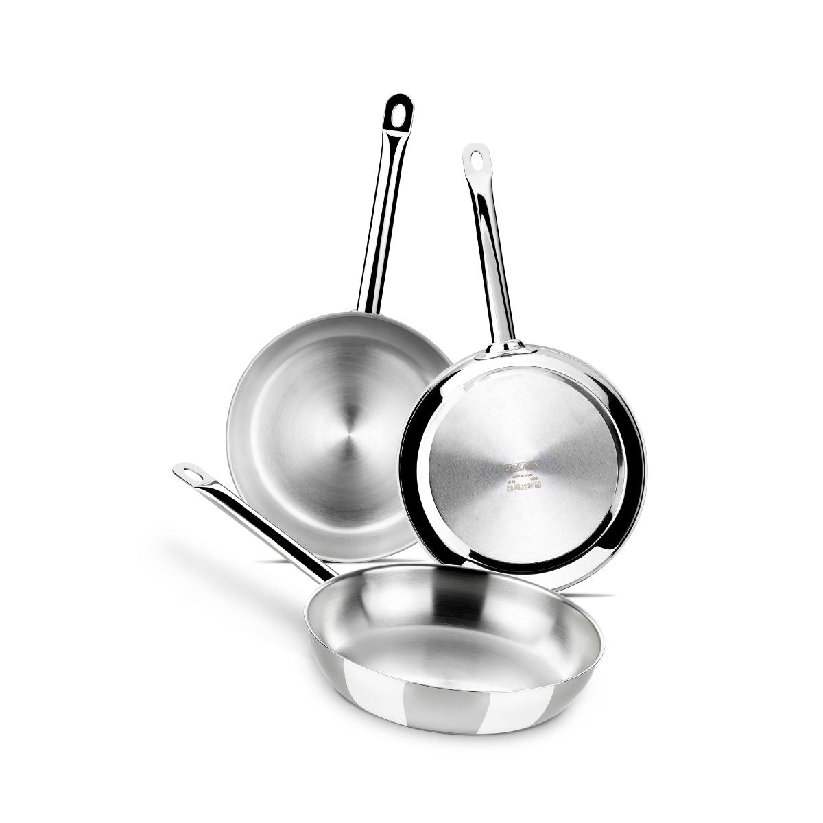 Sartén de acero inoxidable sin antiadherente Chef