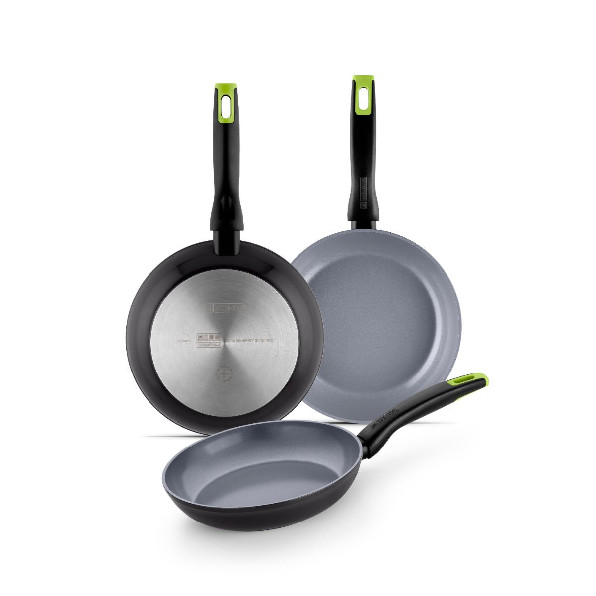 Set de 3 sartenes Eco Nature 18, 22 y 26 cm