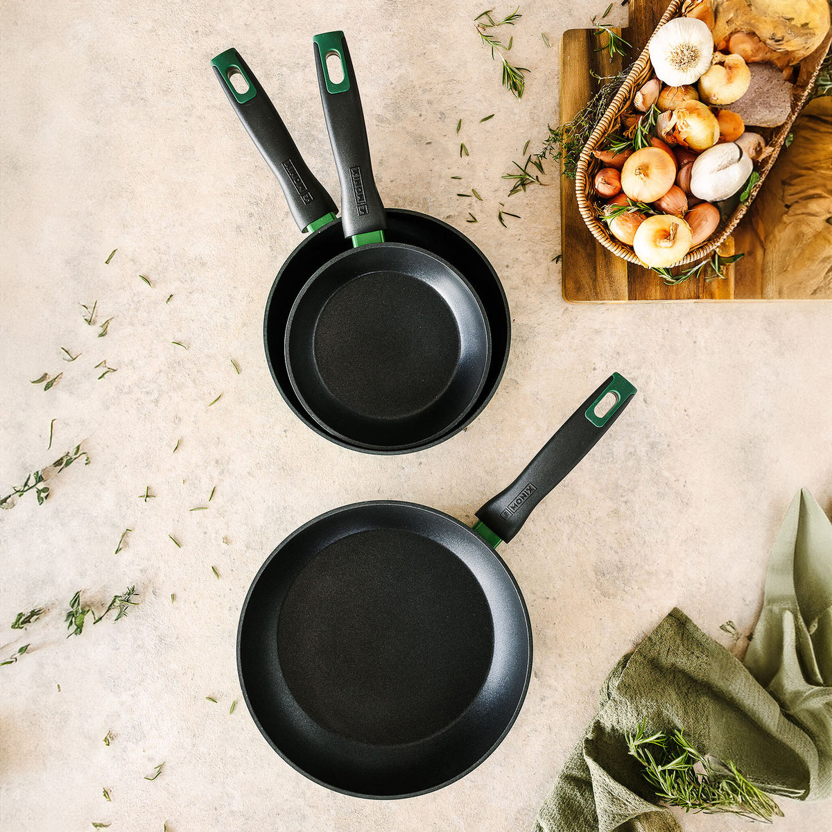 Set de 2 sartenes Forest 20 y 24 cm