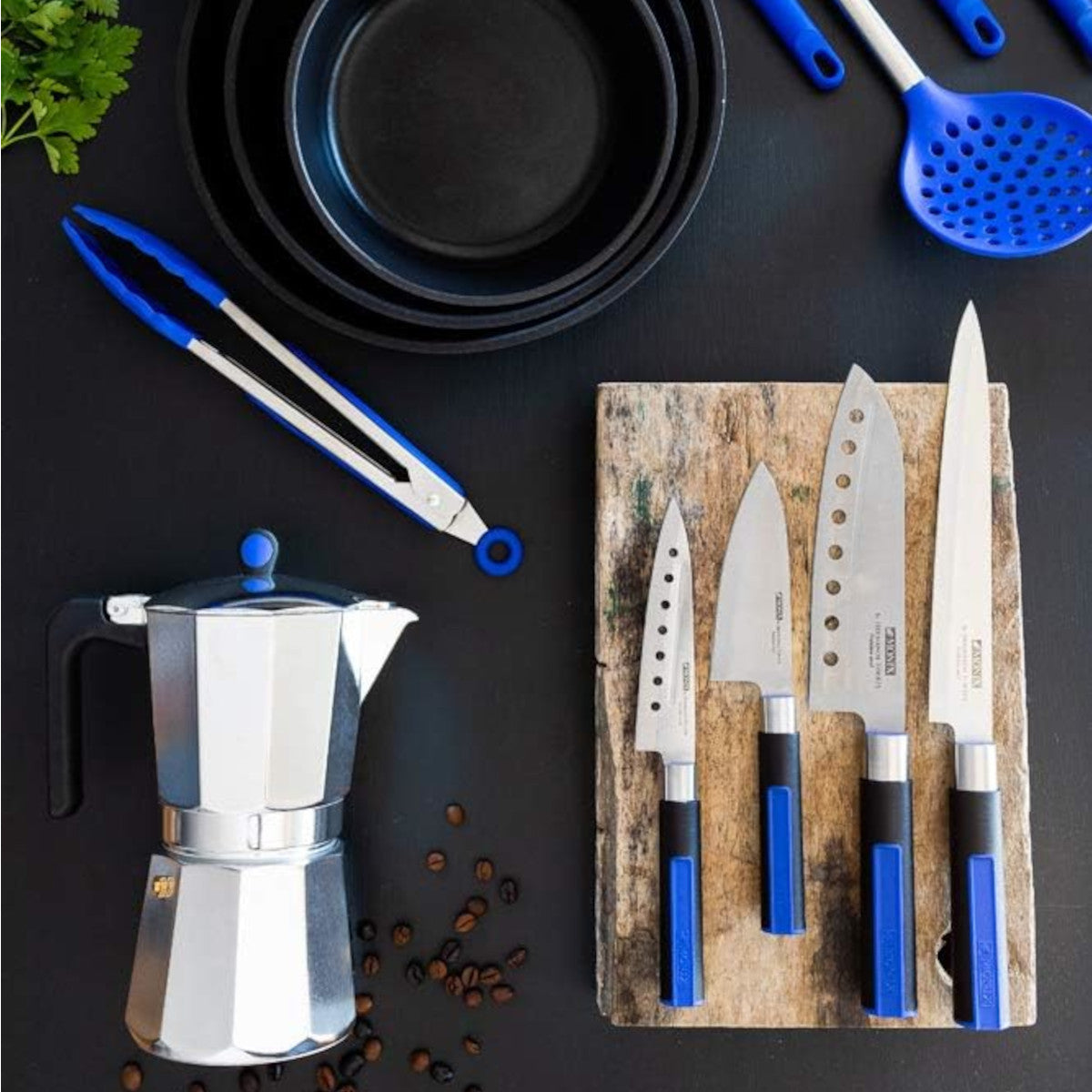 Solid+ Japanese Knives Set, 4 pieces