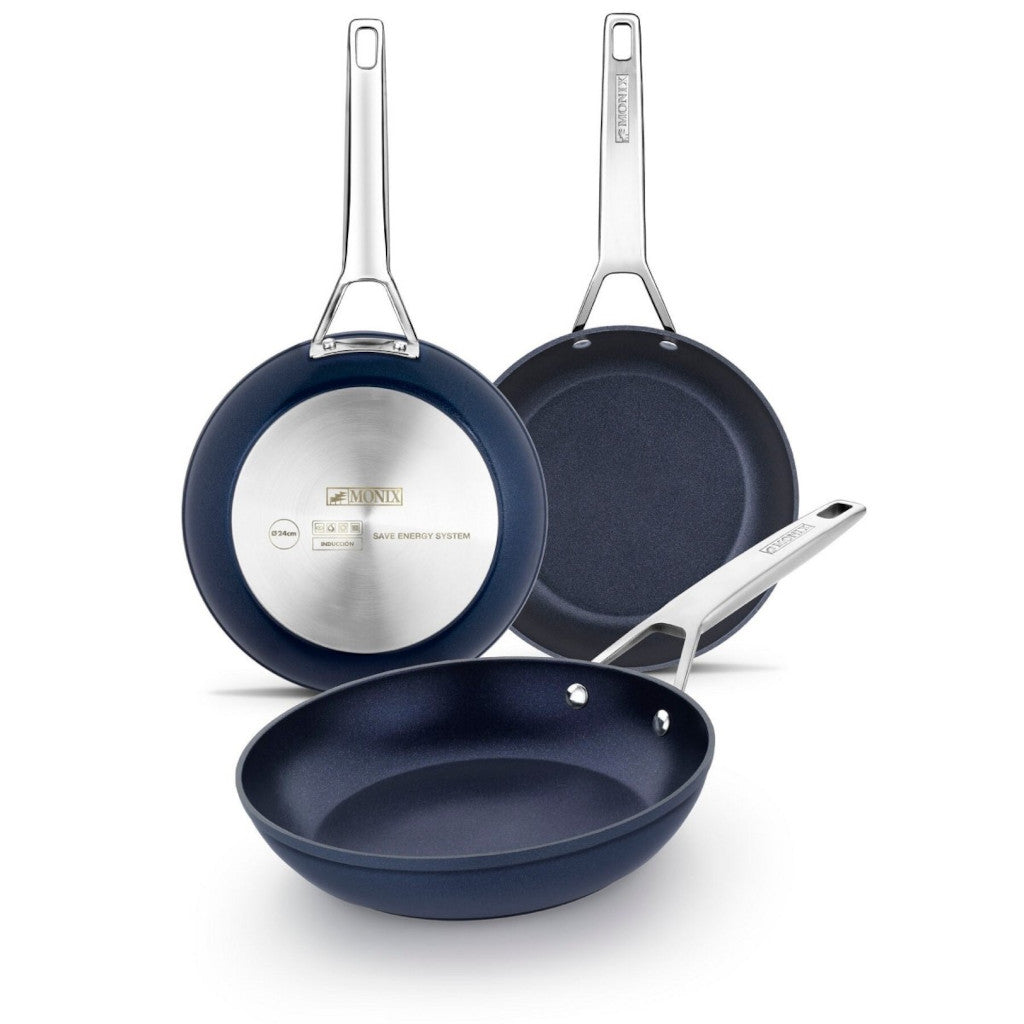 Set de sartenes Diamond 20, 24 y 28 cm