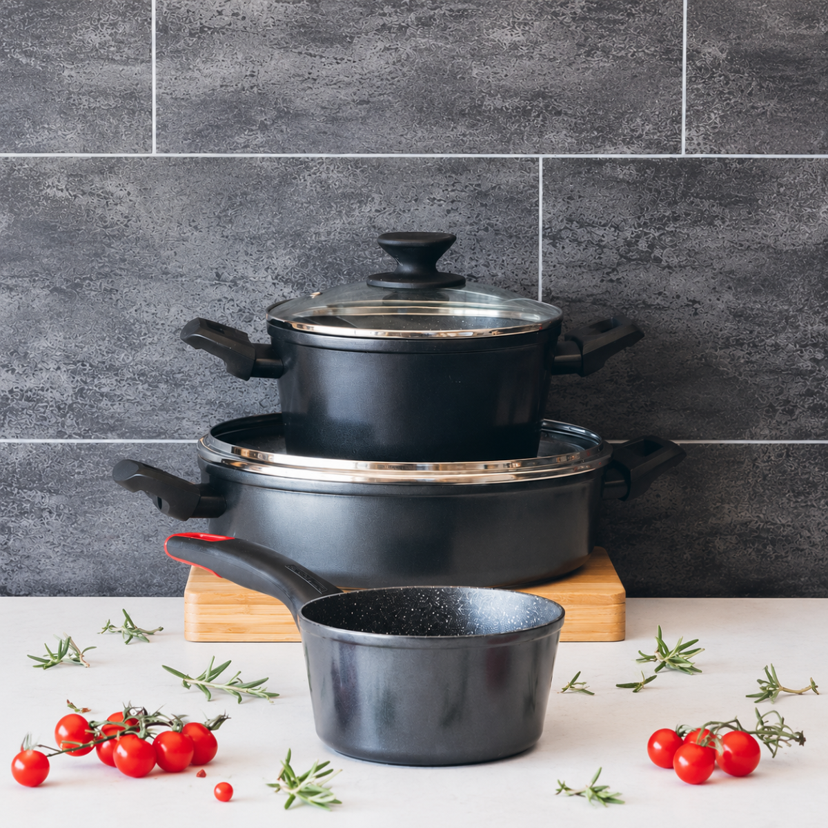 Set de cocina 4 piezas Titan Rock