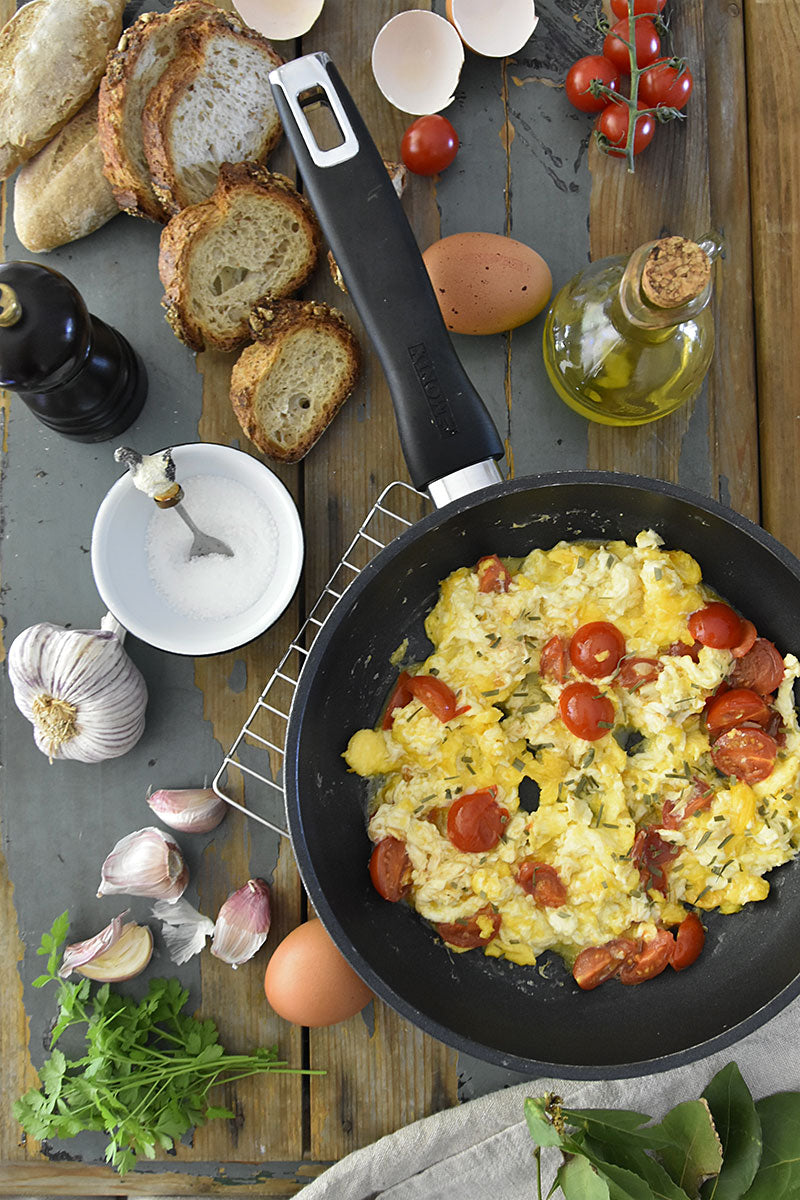 Colazione di uova strapazzate