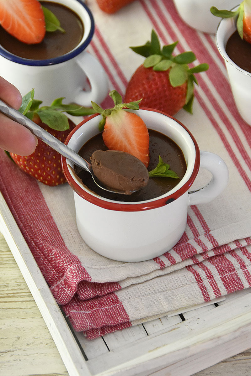 Chocolate panna cotta