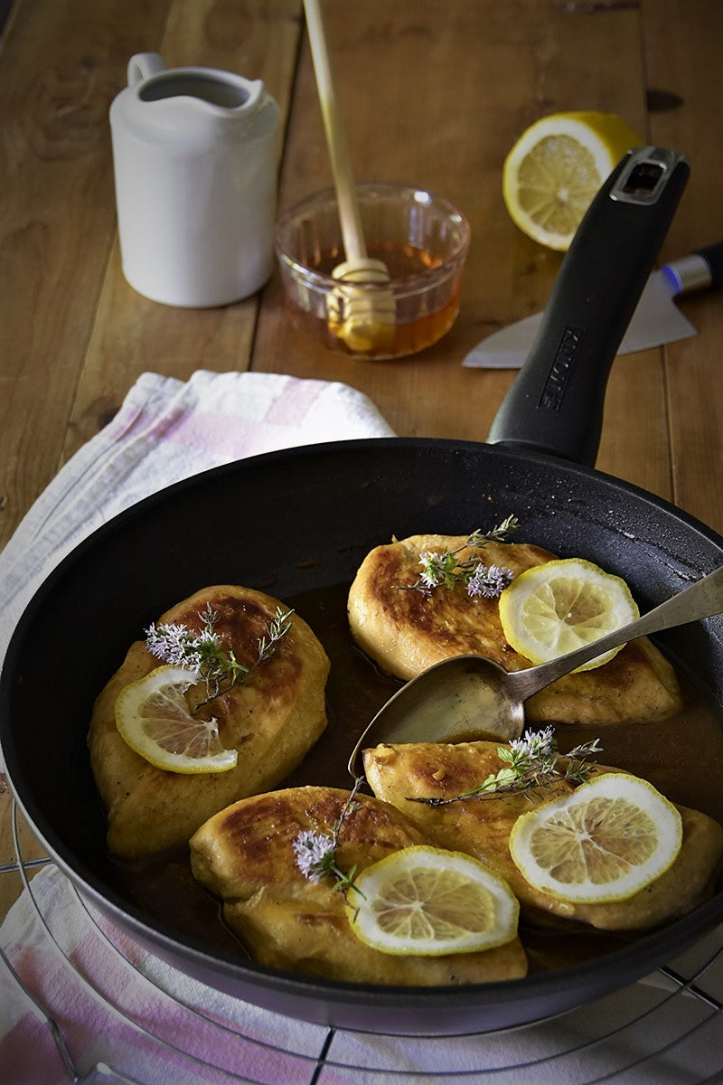 petti di pollo al miele e limone