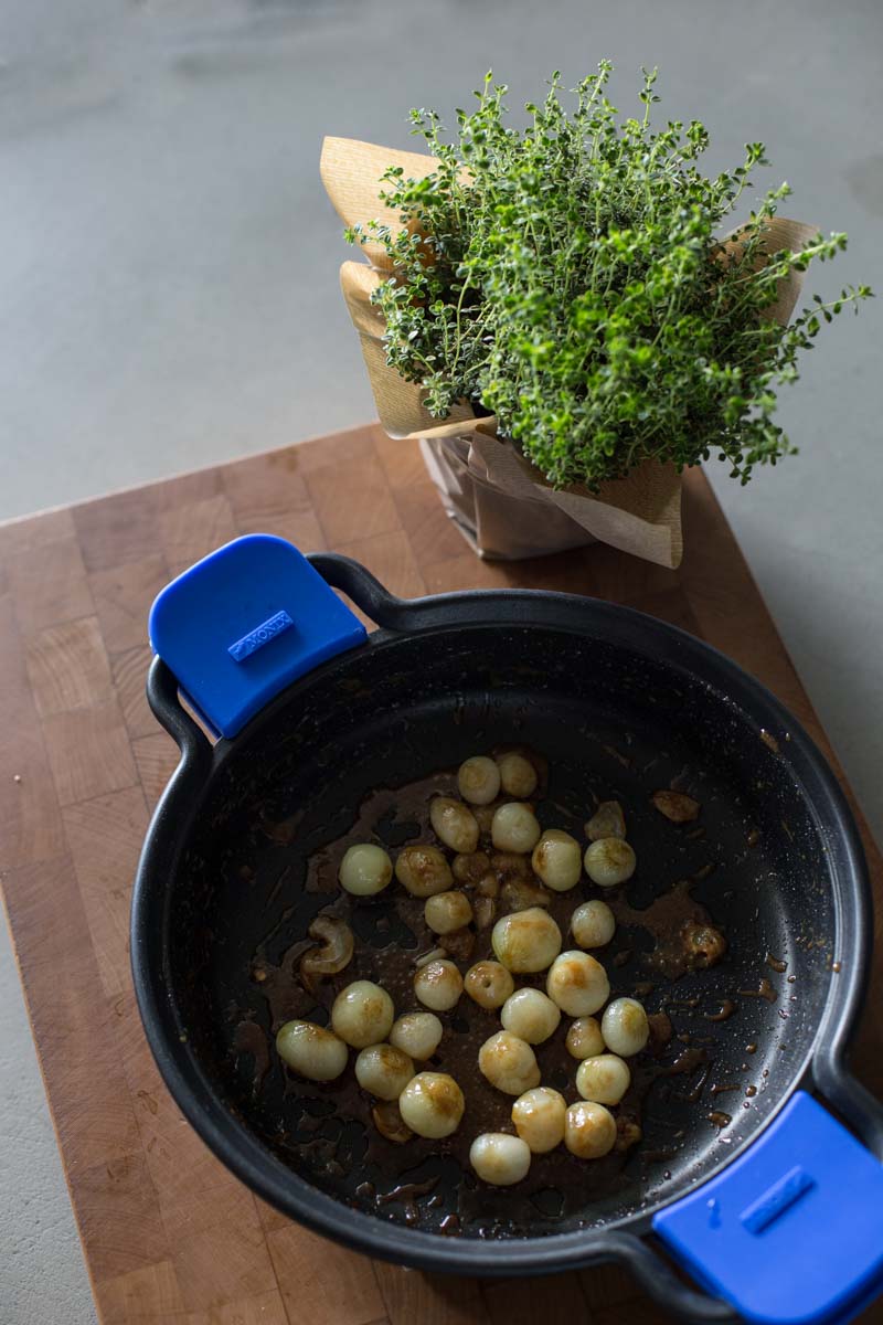 Glazed pearl onions