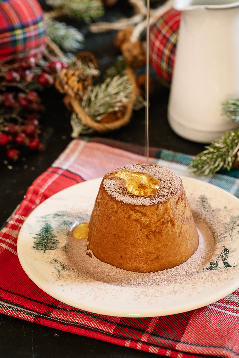 No-bake turrón flan