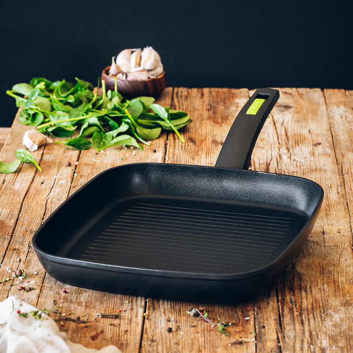 Grill con rayas Green