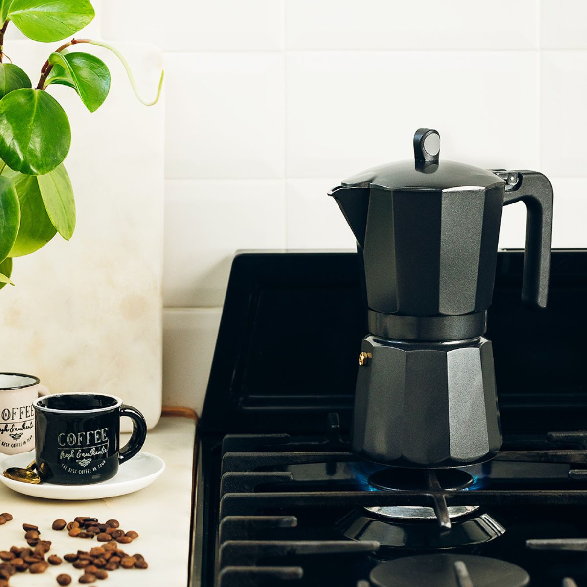 Cafetera Induction Noir