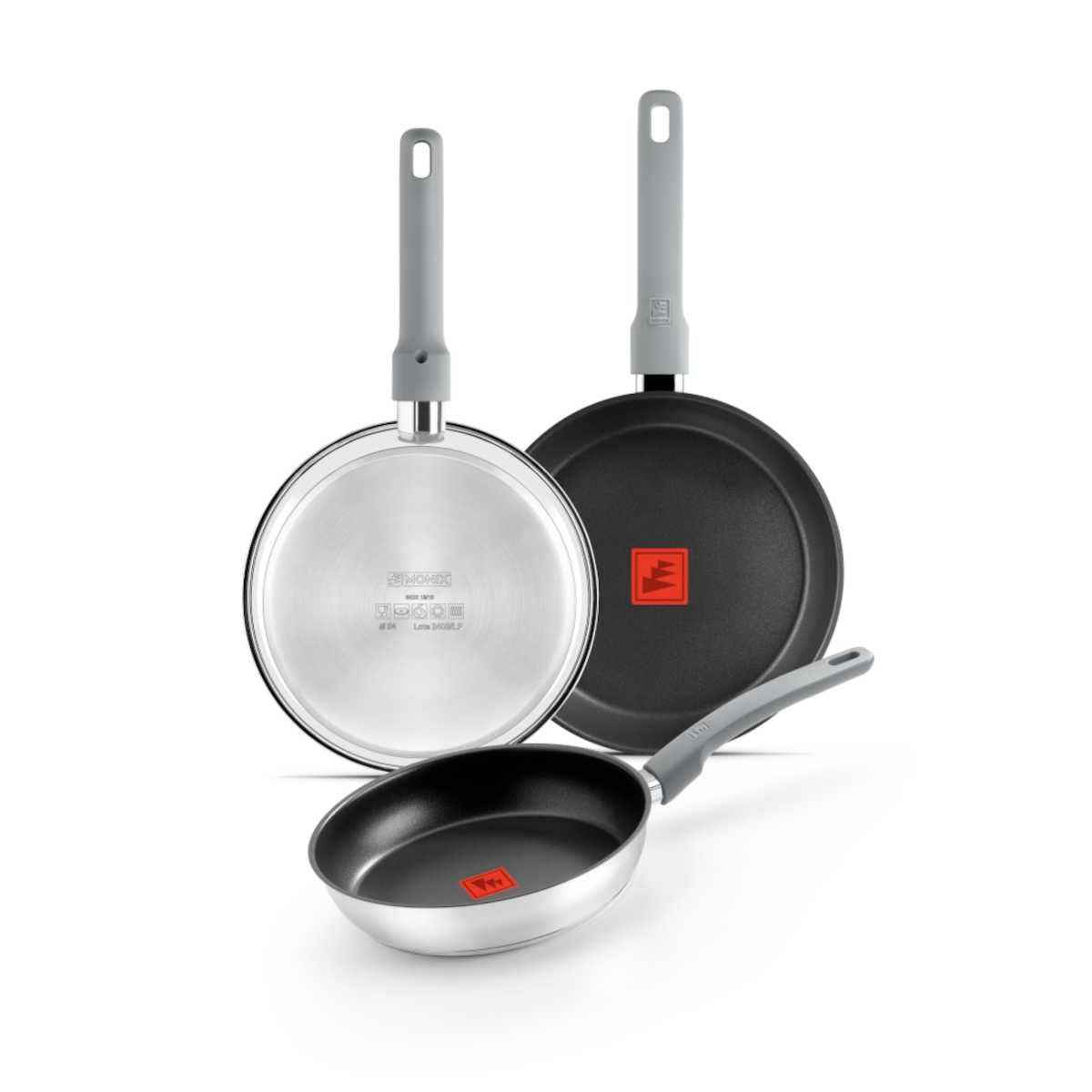 Set de 3 sartenes Non stick de Elite 20, 24 y 26 cm