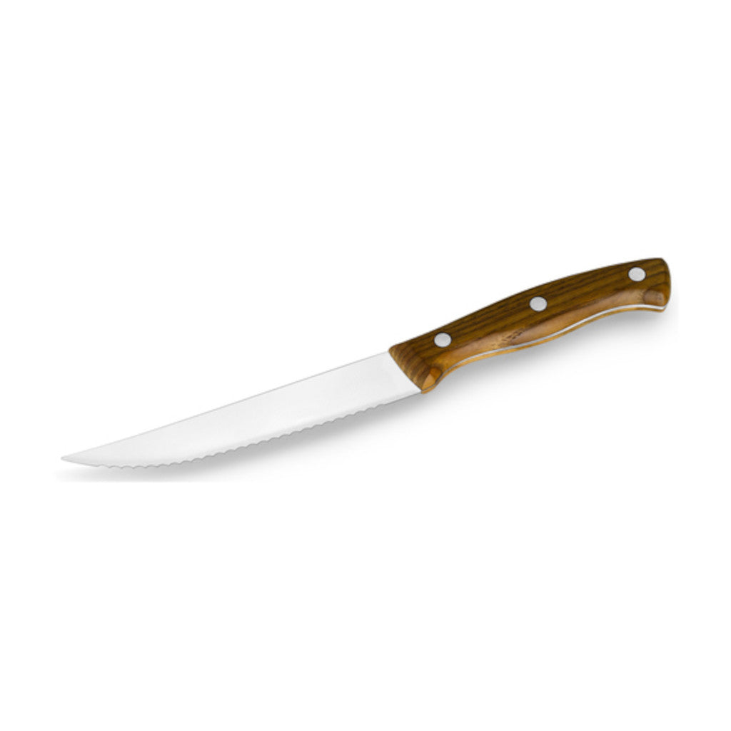 Set of 3 kitchen knives with Planet wooden handles
