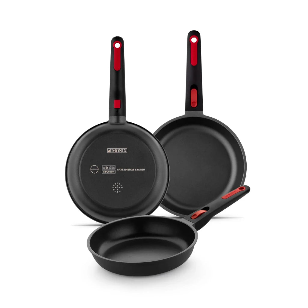 Set de 3 sartenes In-Out 18, 22 y 26 cm